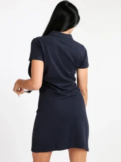 Hangar93 Vestito donna in cotone a maniche corte