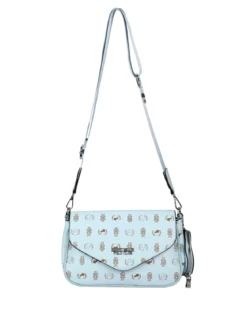 Harvey Miller Borsa a tracolla con stampa e portamonete