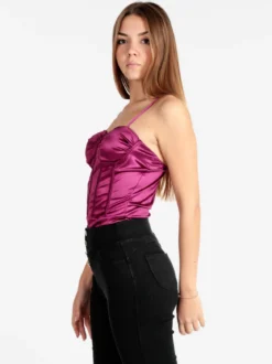 Hdl Milano Body donna con coppe imbottite