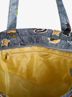 Hernan Borsa shopper della spesa con stampe - jeans