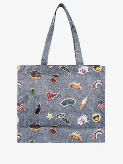 Hernan Borsa shopper della spesa con stampe - jeans