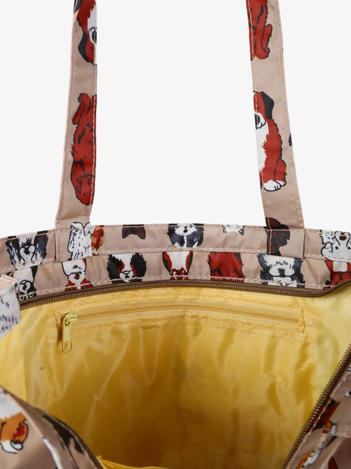 Hernan Borsa shopper della spesa con stampe - khaki