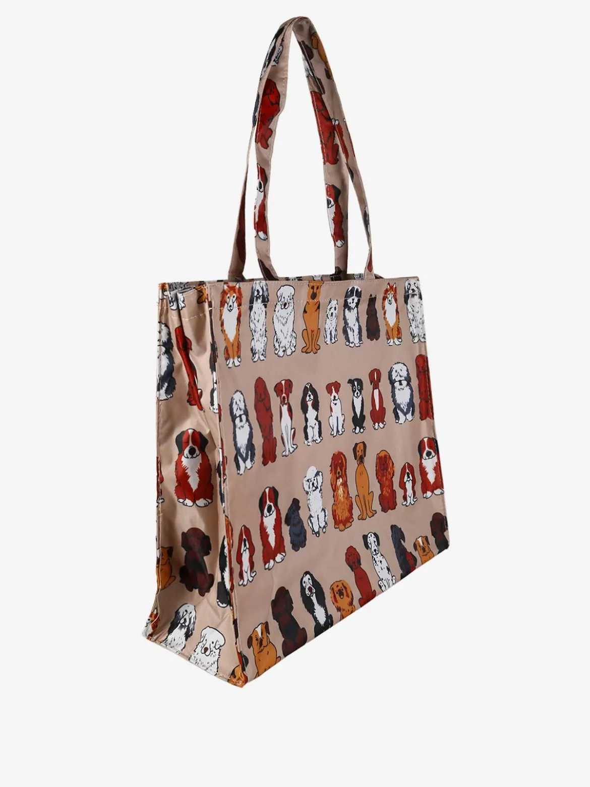 Hernan Borsa shopper della spesa con stampe - khaki