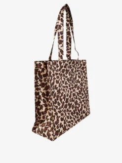 Hernan Borsa shopper della spesa con stampe - marrone