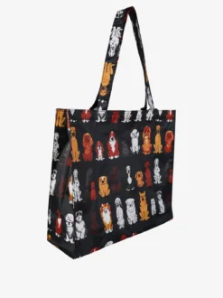 Hernan Borsa shopper della spesa con stampe - nero