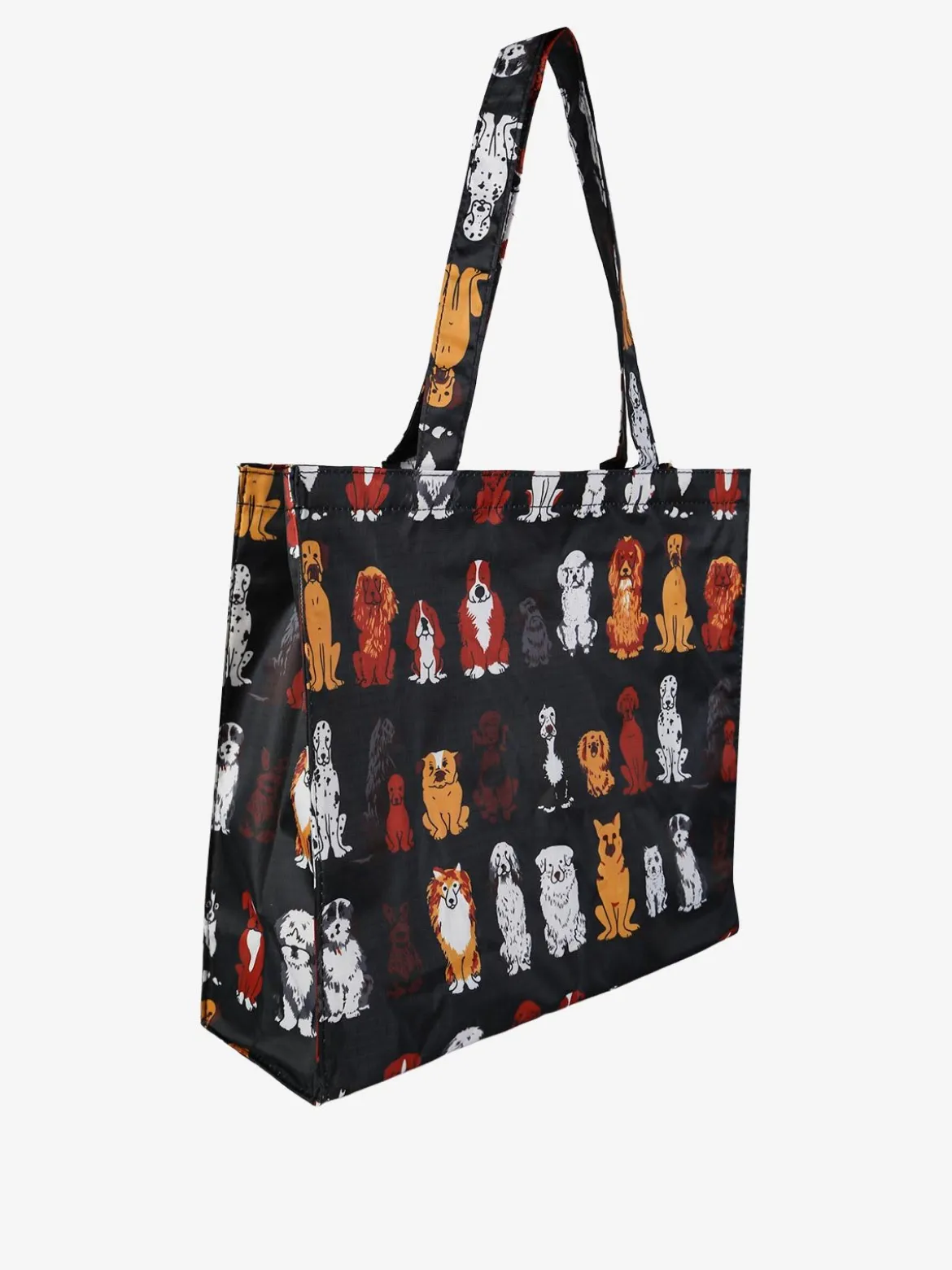 Hernan Borsa shopper della spesa con stampe - nero