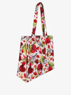 Hernan Borsa shopper della spesa con stampe - rosso