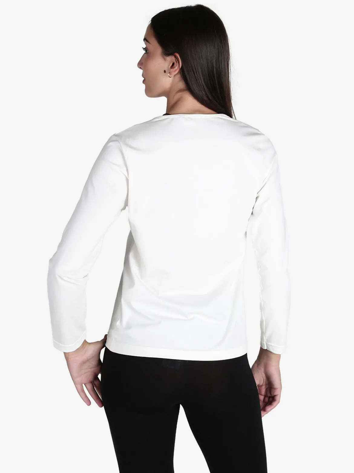 Hollywood Milano T-shirt donna sportiva a maniche lunghe