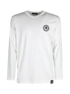 Hollywood Milano T-shirt uomo a maniche lunghe in cotone