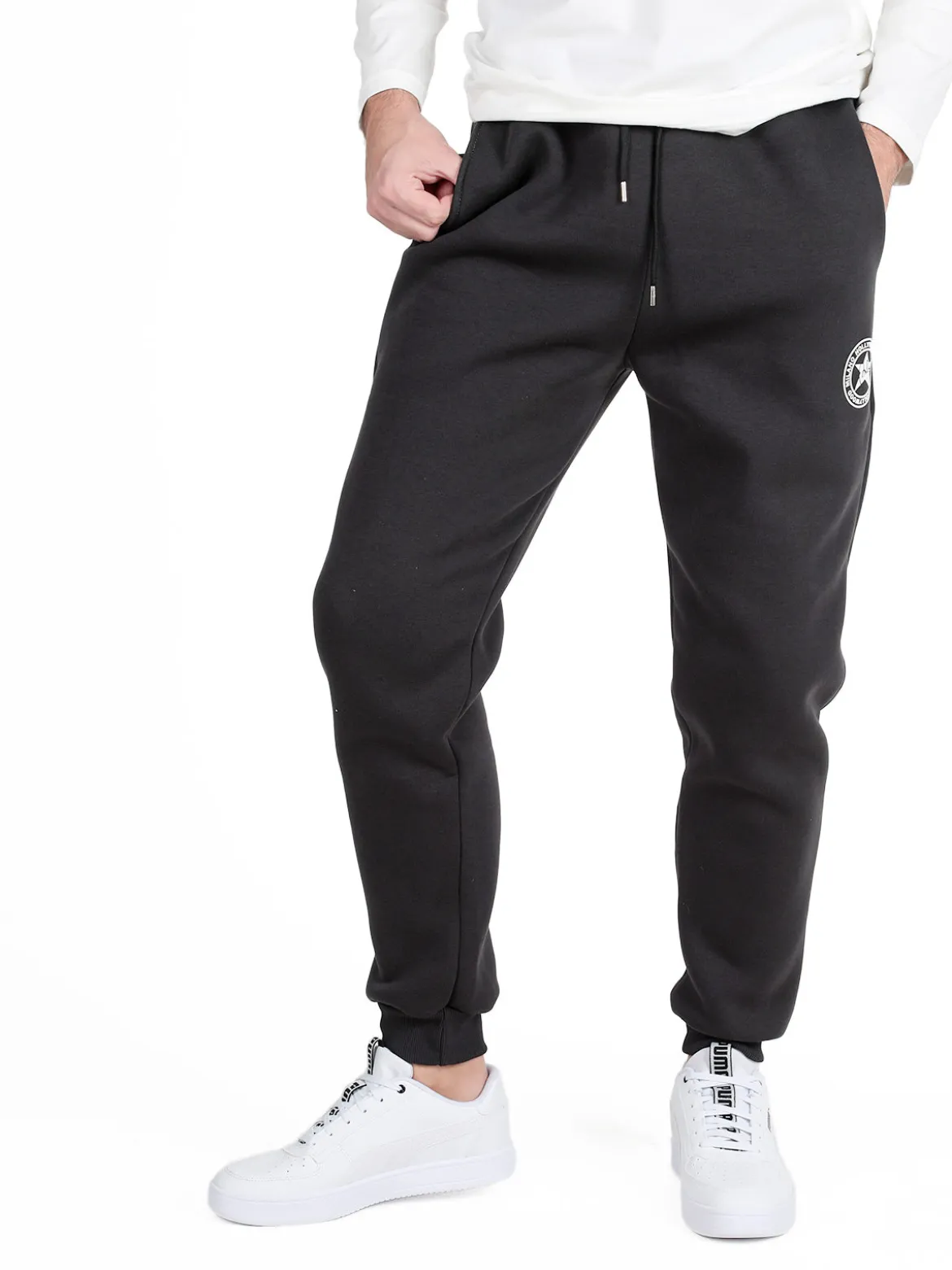 Hollywood Pantaloni sportivi da uomo felpati