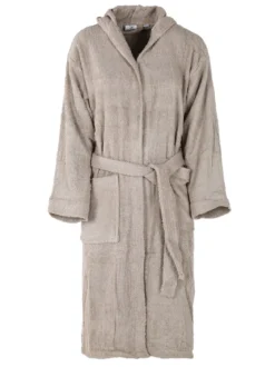 Home Zen Accappatoio unisex in spugna di cotone con cappuccio