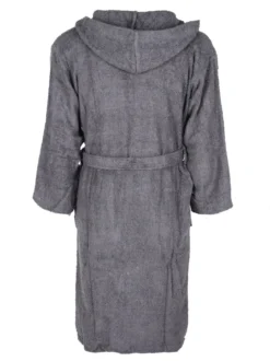 Home Zen Accappatoio unisex in spugna di cotone con cappuccio