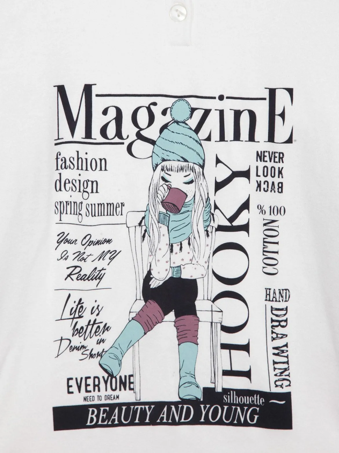 Hooky Pigiama lungo bambina in cotone