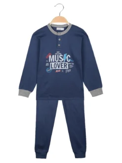 Hooky Pigiama lungo bambino con stampa disegno