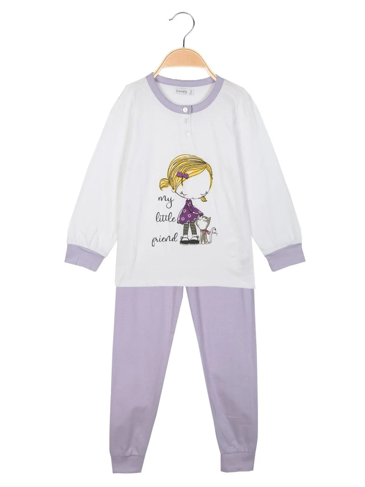 Hooky Pigiama lungo di cotone