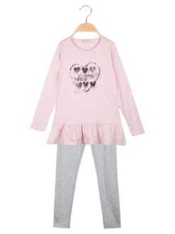 Hope Star Completo da bambina 2 pezzi con finale a volant