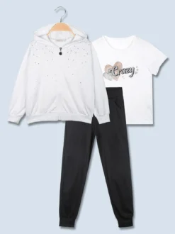 Hope Star Completo da ragazza 3 pezzi con strass