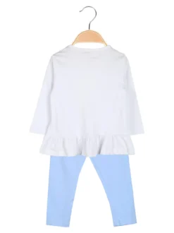 Hope Star Completo 2 pezzi da neonata con maglietta e leggings - azzurro