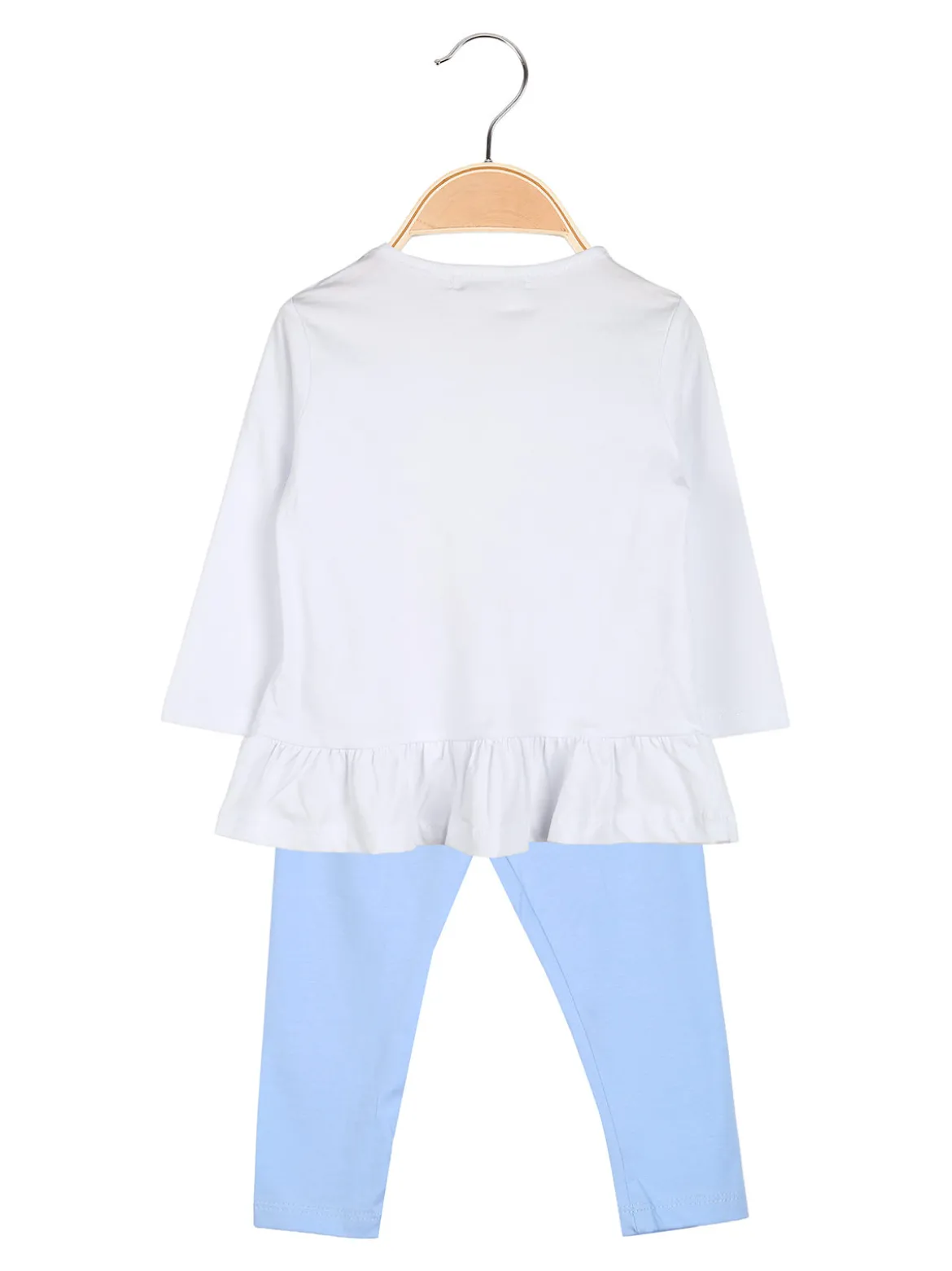 Hope Star Completo 2 pezzi da neonata con maglietta e leggings - azzurro