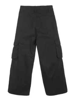 Hope Star Pantaloni cargo da bambina in cotone con coulisse sul fondo