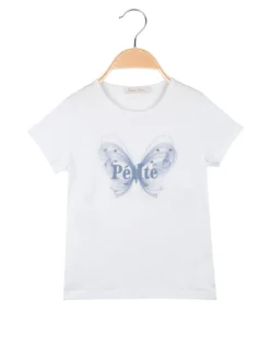 Hope Star T-shirt da bambina in cotone con strass