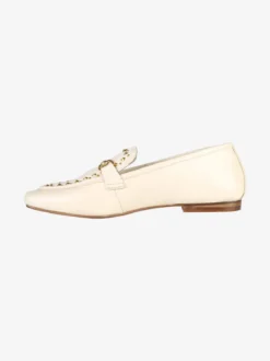 Hosis Mocassini donna in pelle con borchie