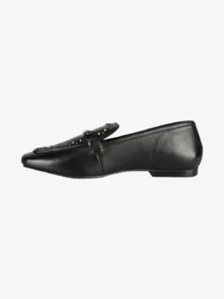 Hosis Mocassini donna in pelle con borchie