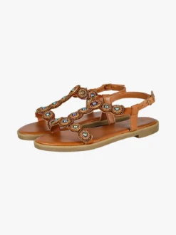 Hosis Sandali donna bassi con perline