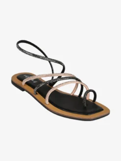 Hosis Sandali donna infrapollice con strass
