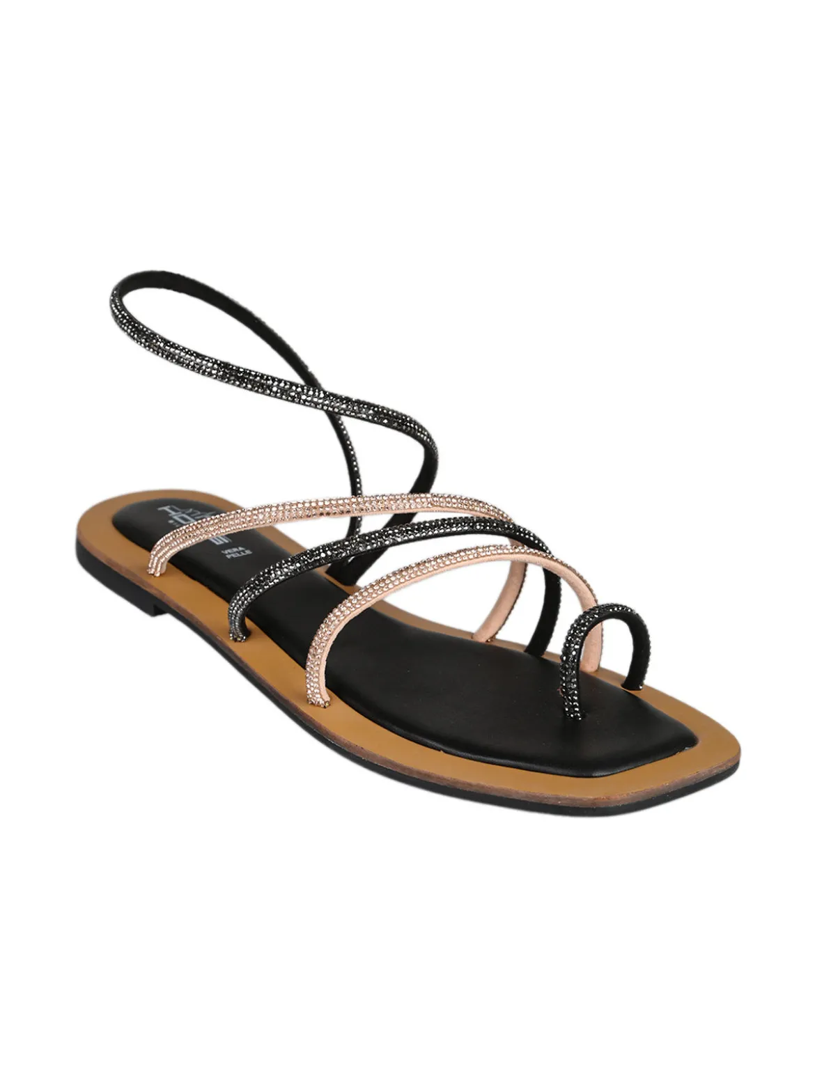 Hosis Sandali donna infrapollice con strass