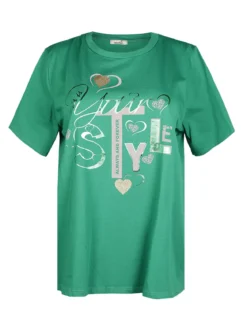 H20 T-shirt donna con stampa taglie forti