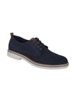 Igi&Co Francesine stringate da uomo in maglia - blu scuro
