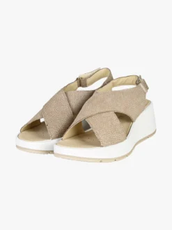 Igi&Co Sandali da donna in pelle con cinturino a strappo - champagne
