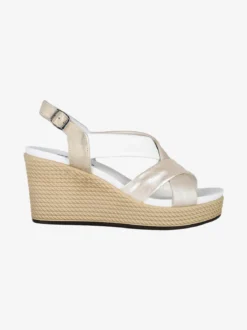 Igi&Co Sandali da donna in pelle con zeppa