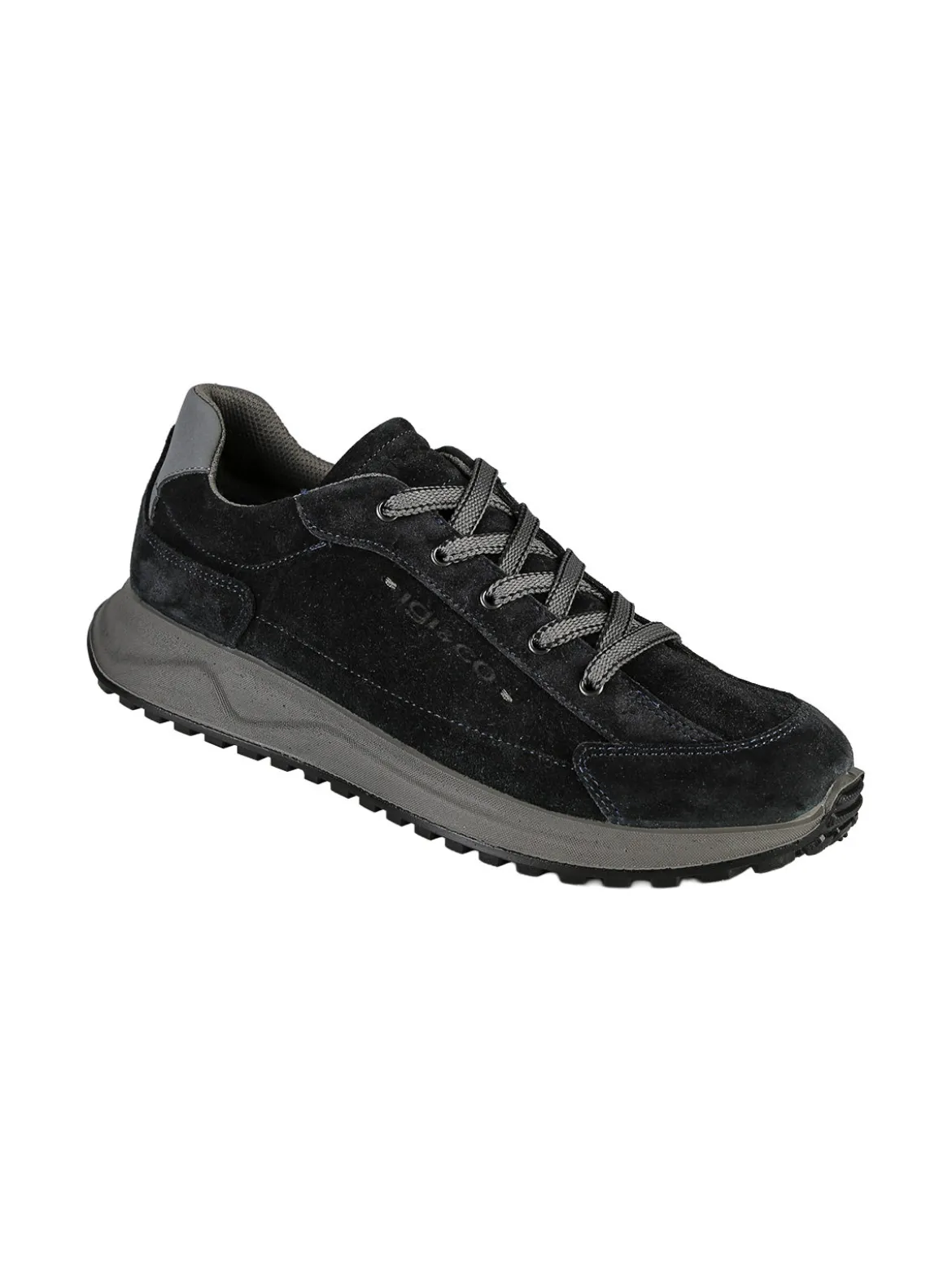 Igi&Co Sneakers da uomo in pelle scamosciata - blu scuro