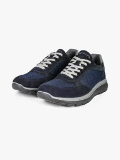 Igi&Co Sneakers da uomo in pelle scamosciata e mesh