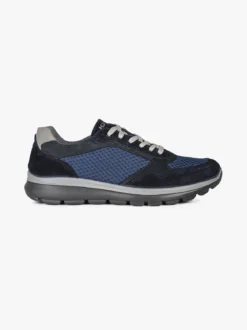 Igi&Co Sneakers da uomo in pelle scamosciata e mesh
