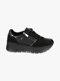 Igi&Co Sneakers donna in pelle scamosciata con zeppa platform