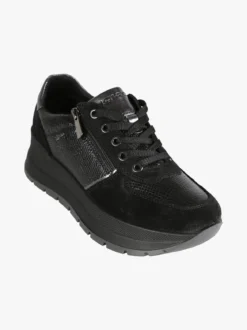 Igi&Co Sneakers donna in pelle scamosciata con zeppa platform