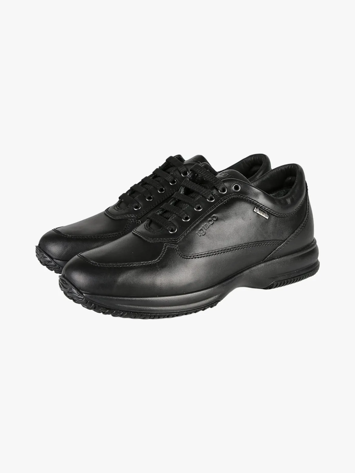 Igi&Co Sneakers in pelle da uomo - nero