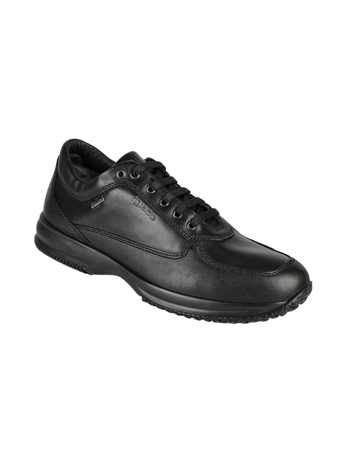 Igi&Co Sneakers in pelle da uomo - nero