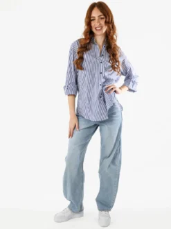 Imimy Jeans donna chiaro a palloncino - jeans