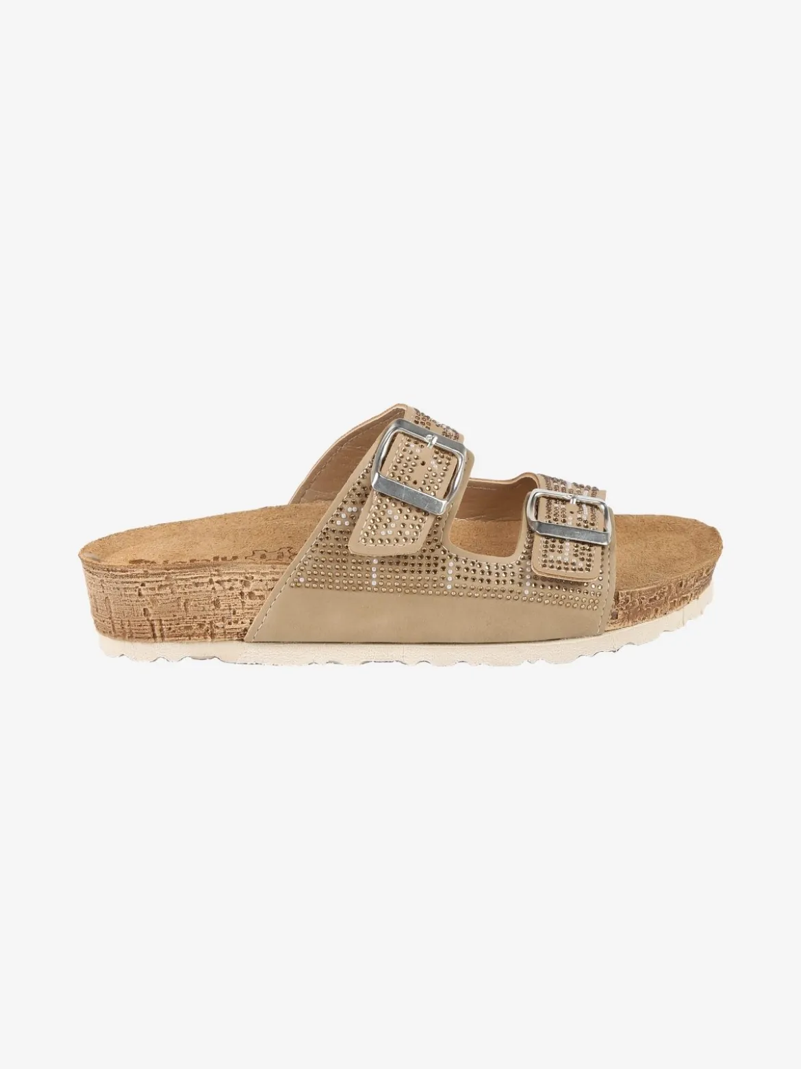 Inblu Ciabatte donna con cinturini doppi e strass
