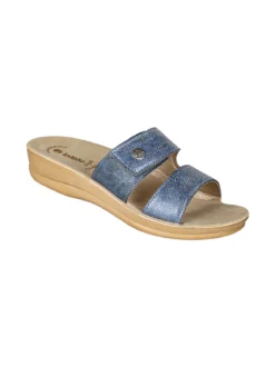 Inblu Ciabatte donna con cinturino a strappo - blu