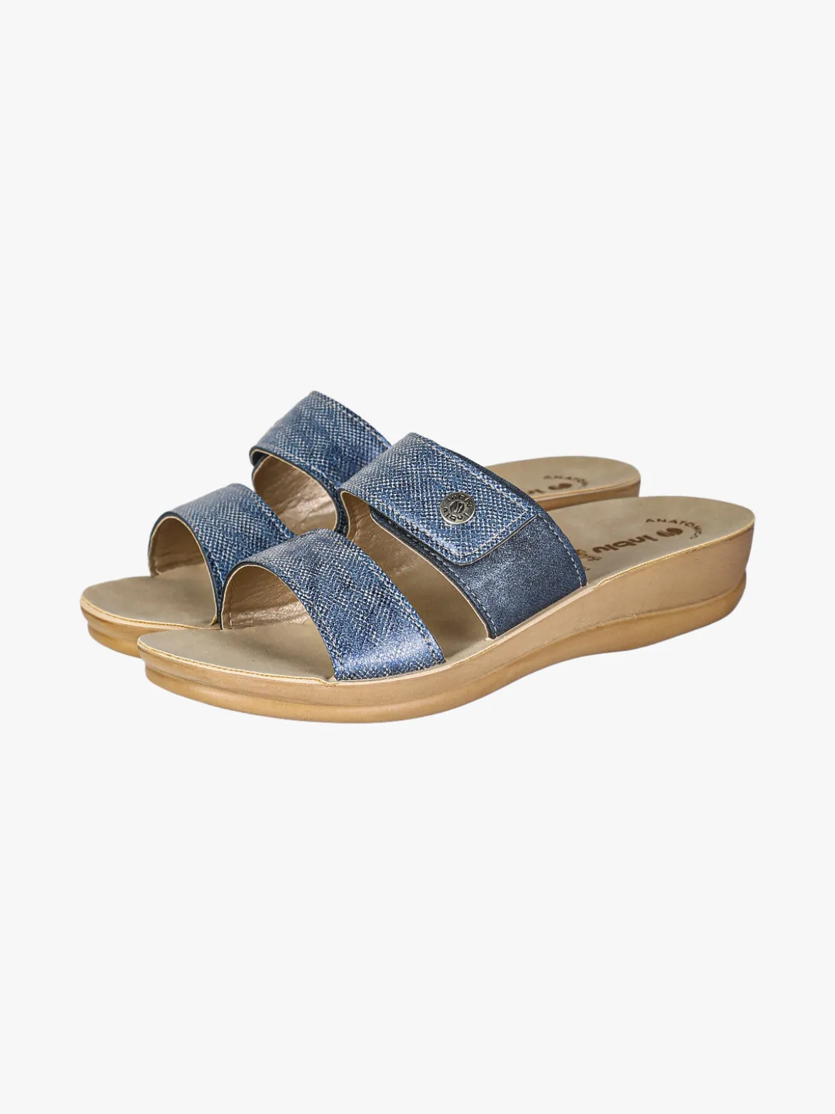 Inblu Ciabatte donna con cinturino a strappo - blu