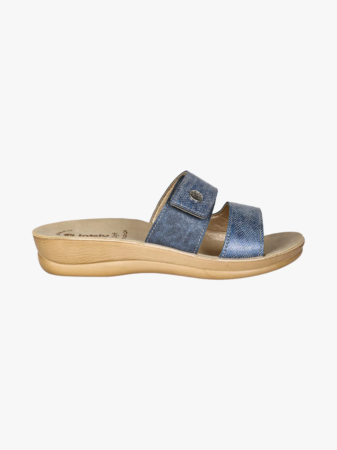Inblu Ciabatte donna con cinturino a strappo - blu