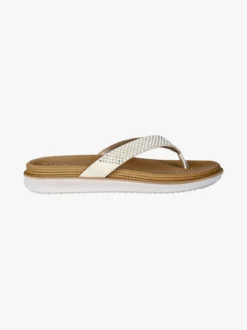 Inblu DUAL DENSITY Infradito donna con strass - bianco