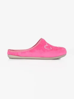 Inblu Pantofole da donna in tessuto scamosciato