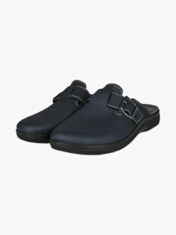 Inblu Pantofole da uomo con fibbia - blu scuro