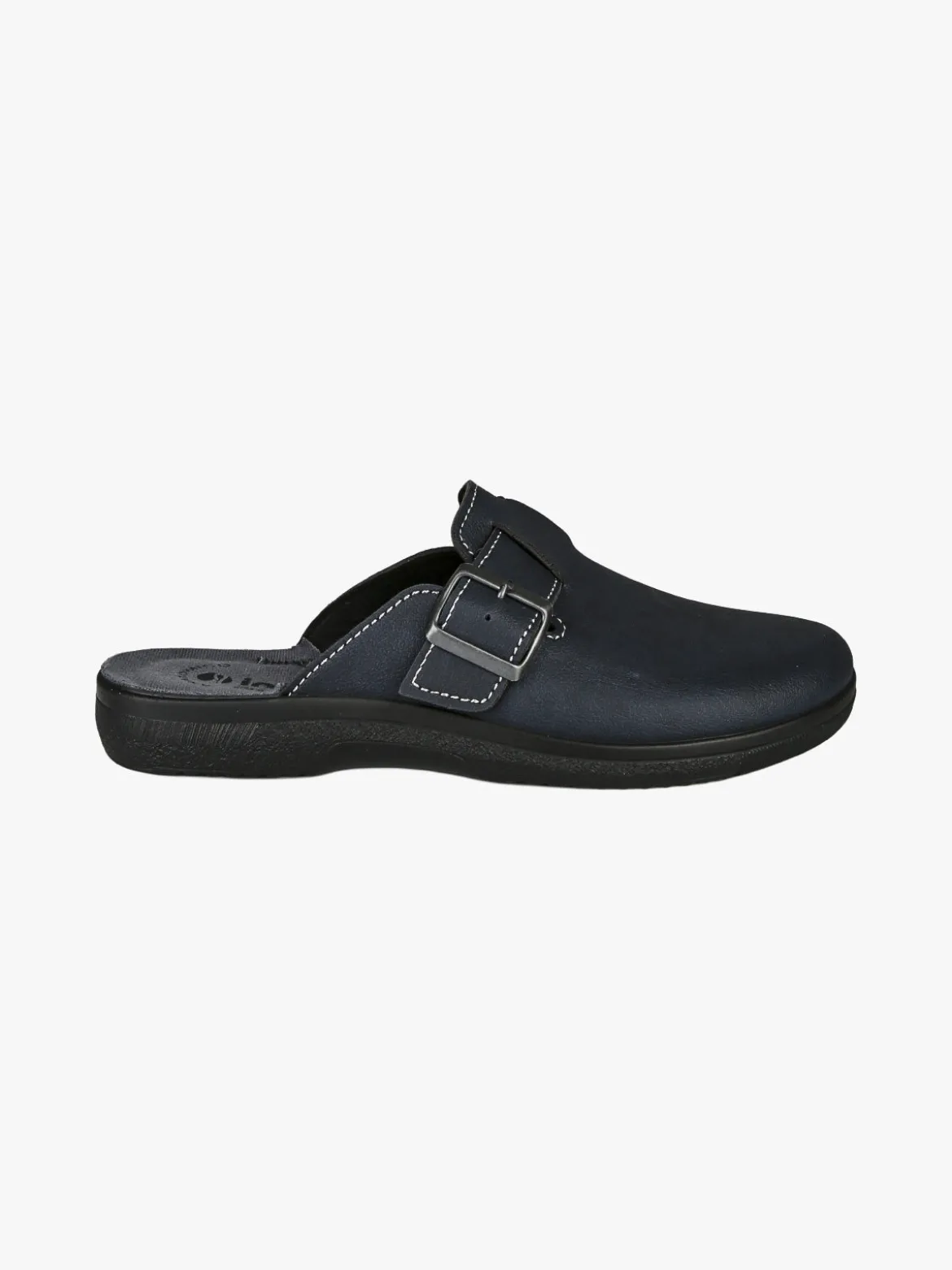 Inblu Pantofole da uomo con fibbia - blu scuro